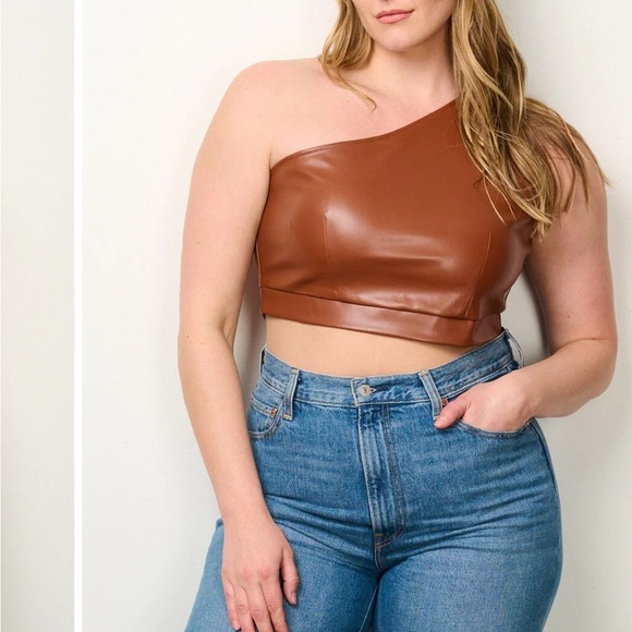 Plus Size One Shoulder - Picture 1 of 3